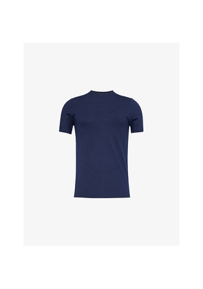 Mens Zimmerli Pureness Round-Neck Stretch-Woven T-Shirt