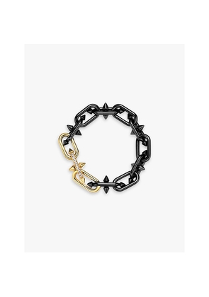 Tiffany & Co Titan By Pharrell Williams 18ct Yellow-Gold, Titanium and 0.48ct Brilliant-Cut Diamond Bracelet