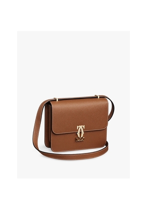 Womens C De Cartier Mini Leather Cross-Body Bag