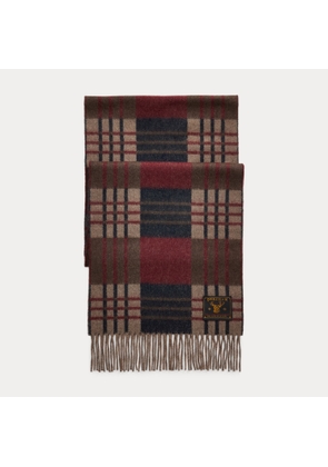 Patterned Wool-Cashmere Scarf