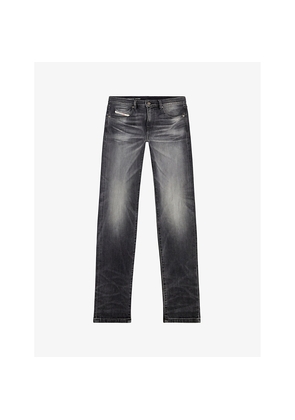 Mens Diesel 2019 D-Strukt 09J52 Slim-Fit Slim-Leg Stretch-Cotton Jeans