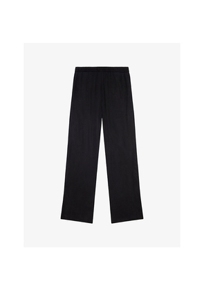Mens Diesel P-Dreyer Relaxed-Fit Wide-Leg Woven Trousers