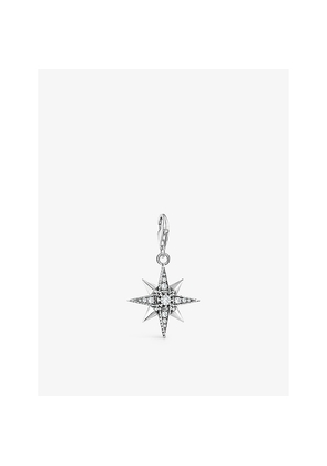 Womens Thomas Sabo Royalty Star Sterling-Silver and Cubic Zirconia Pendant Charm