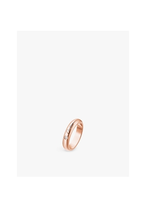 C De Cartier 18ct Rose-Gold and 0.03ct Brilliant-Cut Diamond Ring