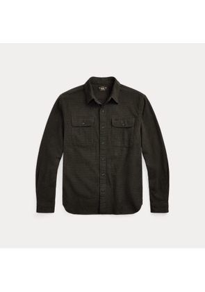 Micro-Plaid Brushed Workshirt