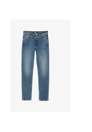 Womens The Kooples Mid-Wash Straight-Leg Mid-Rise Jeans