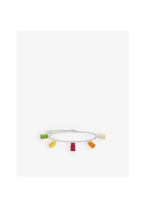 Womens Thomas Sabo x Haribo Goldbear Sterling-Silver and Glass Charm Bracelet
