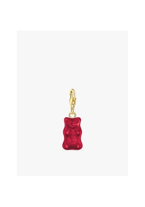 Womens Thomas Sabo x Haribo Goldbear 18ct Gold-Plated Sterling-Silver and Crystal Glass Charm