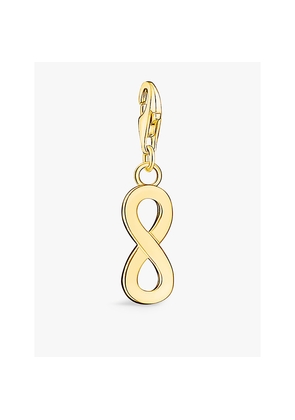 Womens Thomas Sabo Infinity 18ct Yellow Gold-Plated 925 Sterling-Silver Charm
