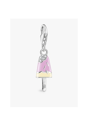 Womens Thomas Sabo Popsicle 925 Sterling-Silver, Enamel and Zirconia Pendant Charm