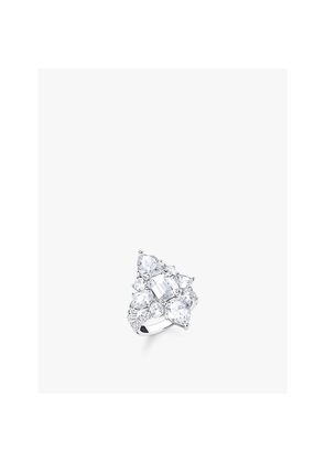 Womens Thomas Sabo Assorted-Cut Cubic Zirconia and 925 Sterling-Sterling Cocktail Ring