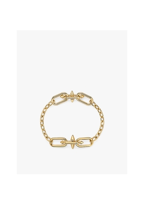 Tiffany & Co Titan By Pharrell Williams Medium Link Station 18ct Yellow-Gold Bracelet