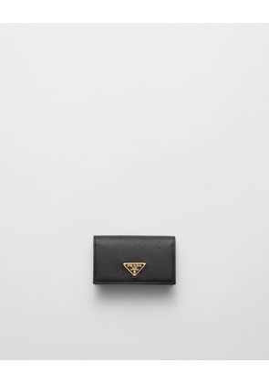 Saffiano leather card holder