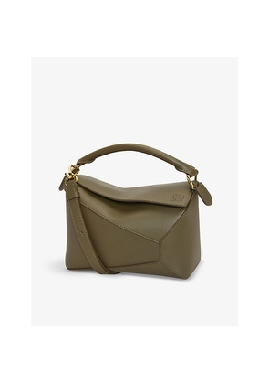 Womens Loewe Puzzle Edge Small Leather Cross-Body Bag