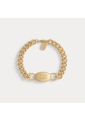 Gold-Plated Logo Flex Bracelet