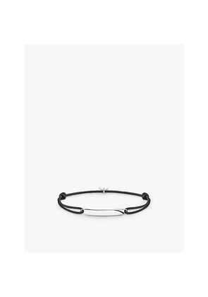 Womens Thomas Sabo Little Secret Sterling-Silver and Nylon Friendship Bracelet