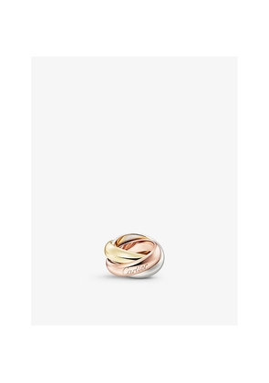 Cartier Trinity Extra-Large 18ct White, Rose and Yellow-Gold Ring