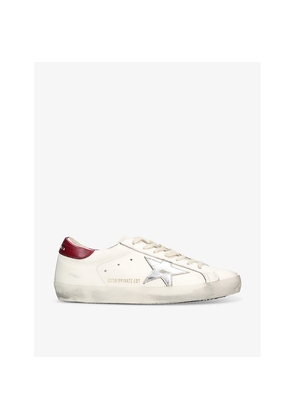Mens Golden Goose Superstar Exclusive 3 Leather Low-Top Trainers