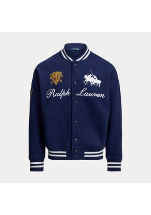 Heavyweight Fleece Baseball Jacket