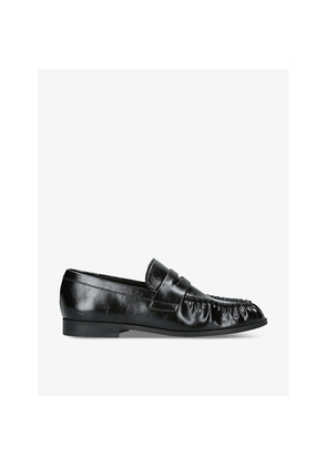 Womens Steve Madden Gala Faux-Leather Penny Loafers