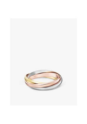 Cartier Trinity Extra-Large 18ct White, Yellow and Rose-Gold Bracelet