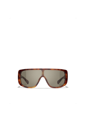 Womens Chanel Shield Sunglasses