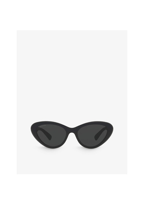 Womens Gucci Gg1170S Cat-Eye Acetate Sunglasses
