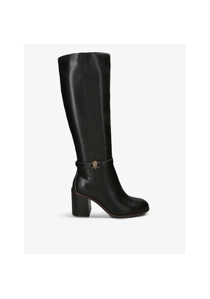 Womens Kurt Geiger London Shoreditch Eagle Embellished Leather Knee-High Boots