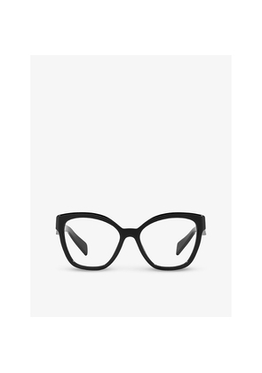 Womens Prada Pr 20Zv Cat-Eye Acetate Glasses