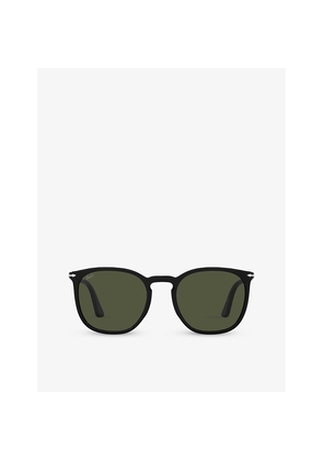Womens Persol Po3316S Round-Frame Acetate Sunglasses