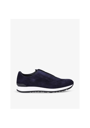 Mens John Lobb Lift Leather Low-Top Trainers