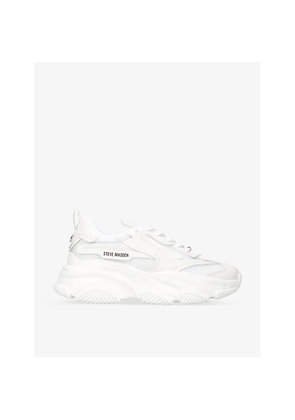 Womens Steve Madden Possession Chunky-Sole Mesh Trainers