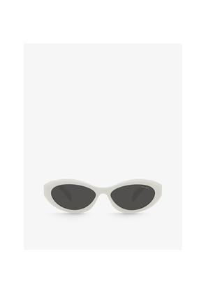 Prada Ps 05Ys Rectangle-Frame Acetate Sunglasses