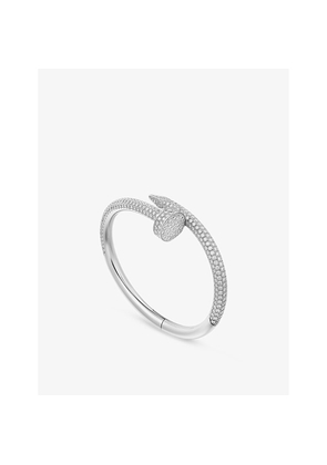 Cartier Juste Un Clou Medium 18ct White-Gold and 7.16ct Brilliant-Cut Diamond Bangle