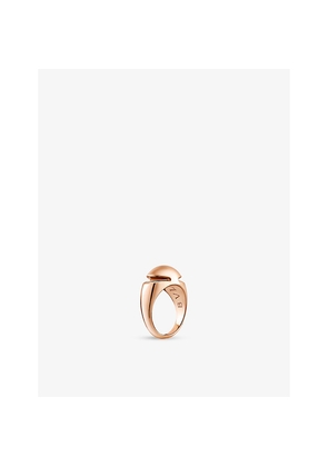Bvlgari Cabochon 18ct Rose-Gold Ring