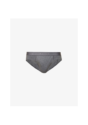 Mens Falke Tonal Waistband Pack Of Two Stretch-Cotton Briefs