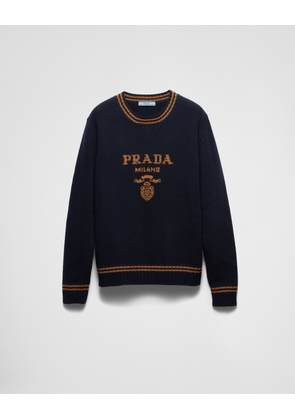 Wool and cashmere crew-neck sweater