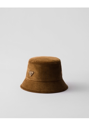 Corduroy bucket hat