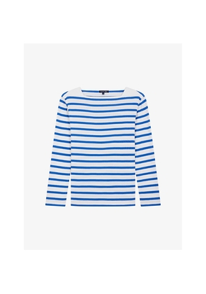 Womens Soeur Katy Stripe Cotton T-Shirt