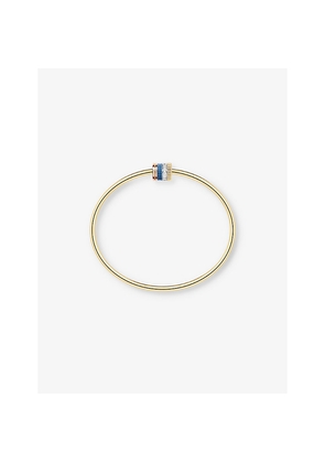 Mens Boucheron Quatre Blue-Edition 18ct Yellow, White and Rose-Gold, 0.11ct Diamond and Ceramic Bracelet