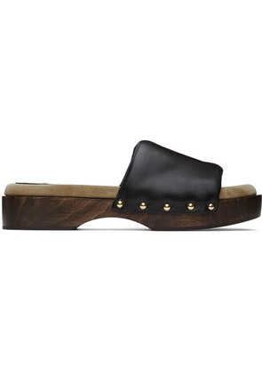 Nanushka Black Stefflon Sandals