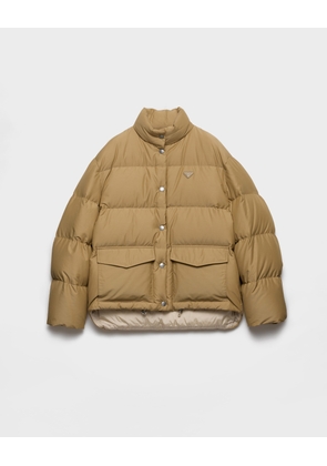 Medium-weight technical fabric down jacket