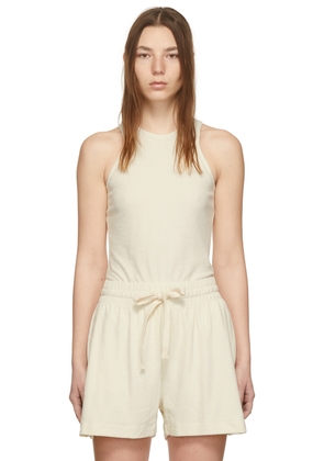 HALFBOY Off-White Terry Bodysuit