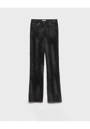 Corduroy five-pocket pants