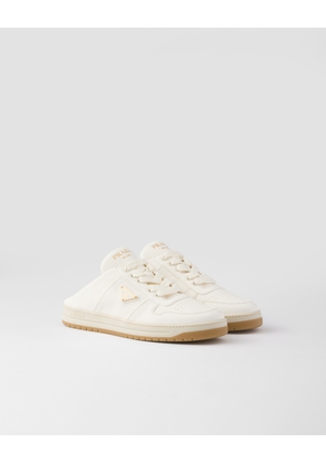 Nappa leather sneaker mules