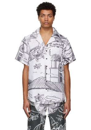 THEBE MAGUGU White Linen Shirt