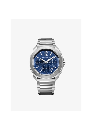 Mens Bvlgari Octo Roma Chronograph Stainless-Steel Automatic Watch