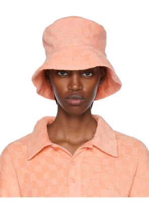 MISBHV Pink Toweling Bucket Hat