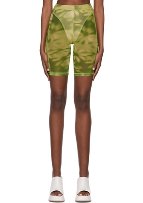 MISBHV SSENSE Exclusive Green Nylon Shorts