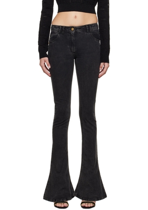 Balmain Black Bootcut Jeans